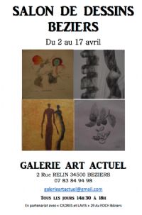 Salon De Dessins. Du 2 au 17 avril 2016 à Béziers. Herault. 
